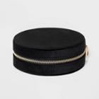 Velvet Slim Case Jewelry Storage - A New Day Black