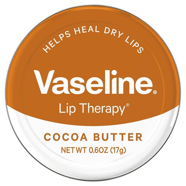 Vaseline Lip Therapy Cocoa Butter Lip Balm Tin