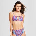 Vanilla Beach Women's Triangle Bikini Top - Pink