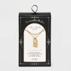No Brand 14k Gold Dipped 'gemini' Zodiac Pendant Necklace - Gold