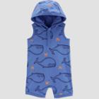 Baby Boys' Whale Romper - Just One You Made By Carter's Blue Newborn