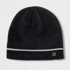 Boys' Solid And Reflective Stripe Beanie - C9 Champion Black One Size, Boy's