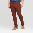 Men's Big & Tall 30 Slim Fit Chino Pants - Goodfellow & Co Pecan Pie