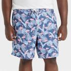 Men's Big & Tall 9 New Two-tone Flamingo Board Shorts - Goodfellow & Co Navy Blue