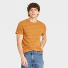 Men's Jacquard Short Sleeve T-shirt - Goodfellow & Co Gold