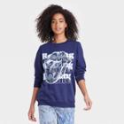 Women's The Rolling Stones Graphic Sweatshirt - Navy Blue