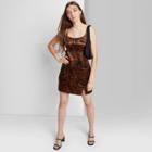 Women's Notch Slip Dress - Wild Fable Brown