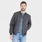 Men's Lightweight Patina Bomber Jacket - Goodfellow & Co Gray