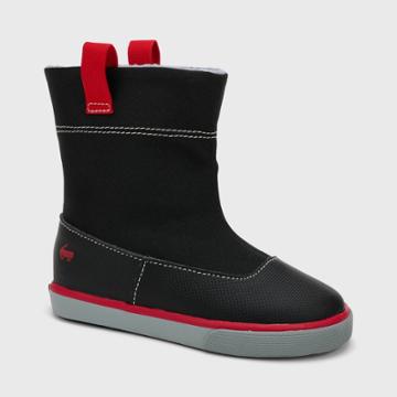 Toddler See Kai Run Basics Ripley Winter Boots - Black/red