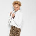 Women's Cropped Puffer Coat - Wild Fable White