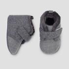 Baby Boys' Faux Wool Booties - Cat & Jack Gray