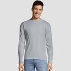 Hanes Men's Big & Tall Long Sleeve 4pk Comfort Soft Crew T-shirt - Light