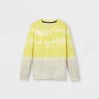 Boys' Tie-dye Long Sleeve T-shirt - Art Class Yellow