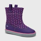 Toddler See Kai Run Basics Ripley Hearts Winter Boots - Purple