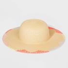 Girls' Straw Floppy Hat - Cat & Jack One Size, Brown