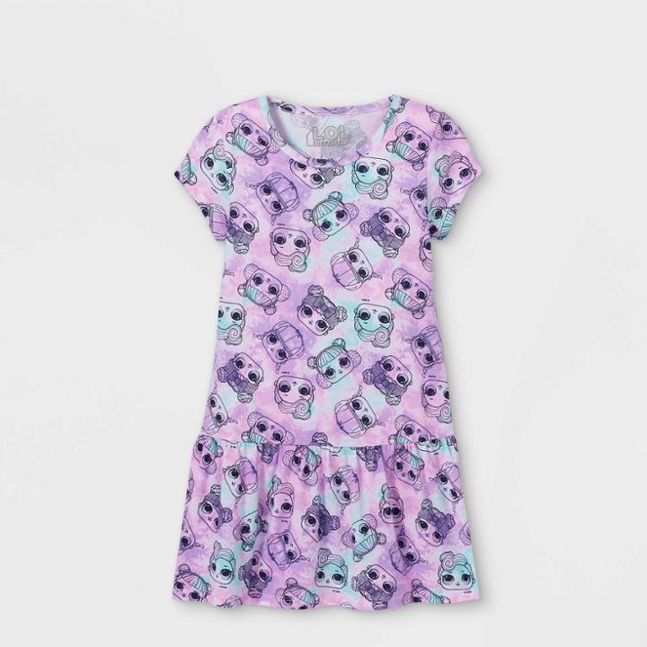 Girls' L.o.l. Surprise! Short Sleeve Dress -