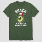 Fifth Sun Men's Guac'n In A Winter Short Sleeve Graphic T-shirt - Green