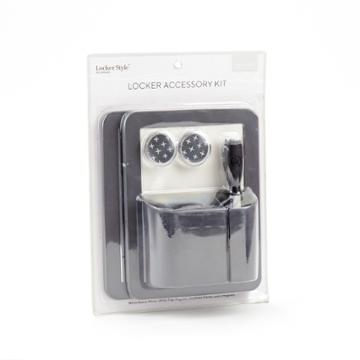 Ubrands 6pc Locker Accessory Kit Grey - Locker