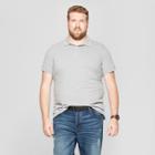 Men's Big & Tall Standard Fit Short Sleeve Loring Polo T-shirt - Goodfellow & Co Gray