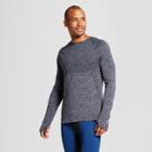 Men's Long Sleeve Seamless T-shirt - C9 Champion Black Heather