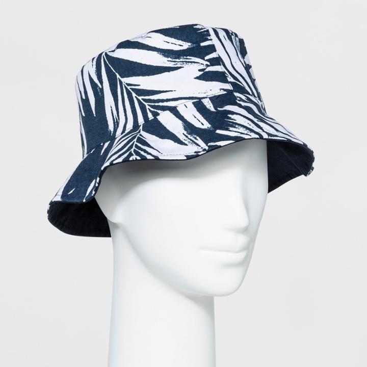 Women's Botanical Print Bucket Hat - A New Day,