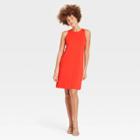 Women's Knit Tank Dress - A New Day Red