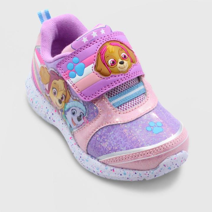 Paw Patrol Toddler Girls' Paw Everest Patrol Athletic Low Top Sneakers - Purple