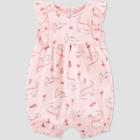 Baby Girls' Dino Romper - Just One You Made By Carter's Light Pink Newborn, Girl's