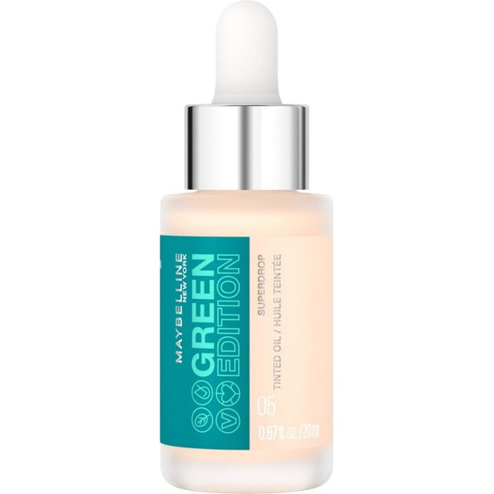 Maybelline Green Edition Superdrop Tinted Oil Makeup, Adjustable Coverage Foundation - 05