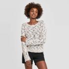 Women's Crewneck Color Effect Pullover Sweater - A New Day Gray