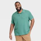 Men's Standard Fit Short Sleeve Polo Shirt - Goodfellow & Co Green