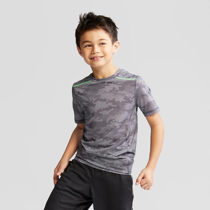 Boys' Printed Compression T-shirt - C9 Champion Gray