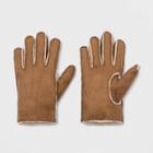 Men's Sherpa Faux Gloves - Goodfellow & Co Brown