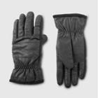 Isotoner Women's Smartdri Sleek Heat Gloves - Black