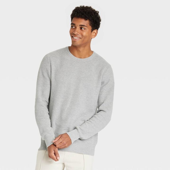 Men's Standard Fit Crewneck Pullover Sweater - Goodfellow & Co