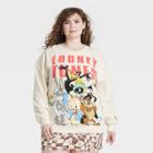 Women's Looney Tunes Plus Size Graphic Sweatshirt - Cream