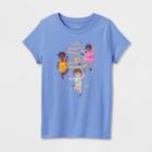 Girls' 'gymnastics' Short Sleeve Graphic T-shirt - Cat & Jack Bright Blue