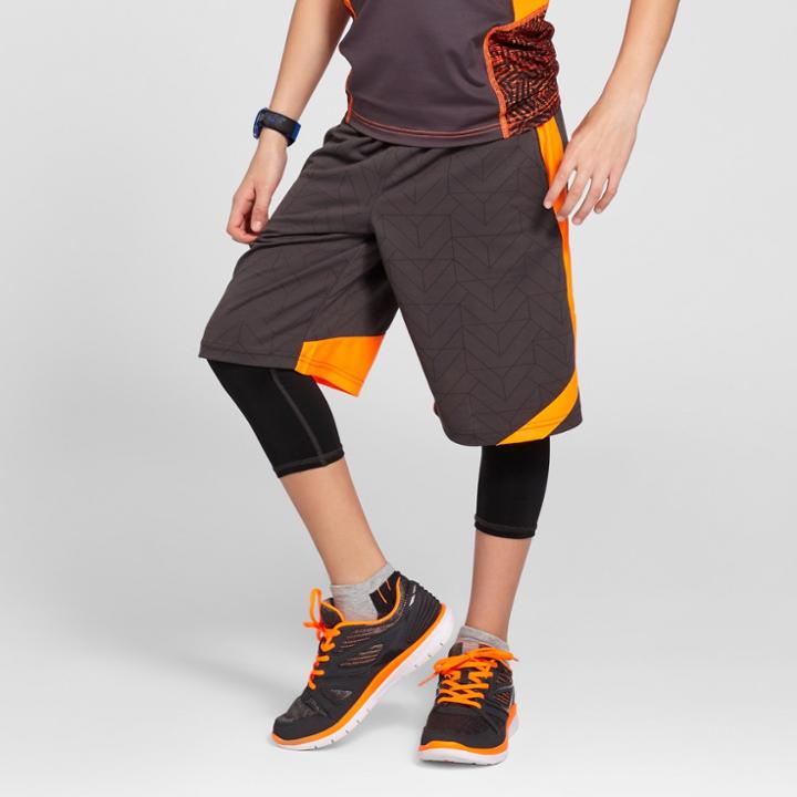 Boys' Novelty Basketball Shorts Charcoal (grey) Gray S - C9 Champion