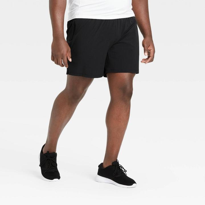 Men's Stretch Woven Shorts - All In Motion Black S, Men's,