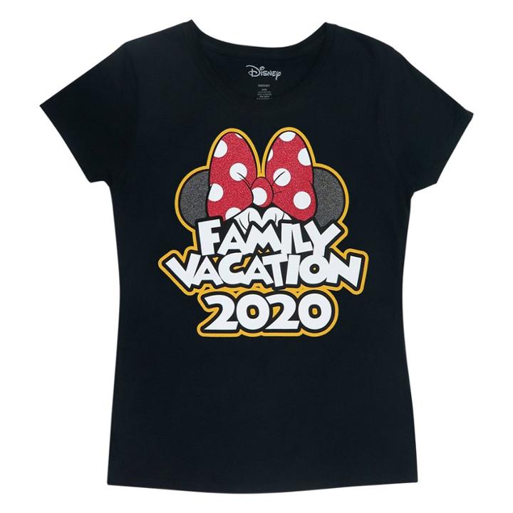 Women's Minnie Family Vacation 2020 T-shirt (juniors') - Disney - Black S, Women's,
