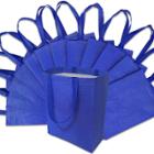 Prime Line Packaging 12pc Glitter Gift Bags Blue