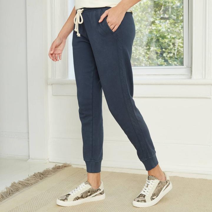 Women's Mid-rise Jogger Pants - Universal Thread Navy