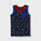 Toddler Boys' Americana Popsicle Print Knit Tank Top - Cat & Jack Navy