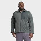 Men's Big & Tall Polartec Fleece Jacket - All In Motion Heathered Gray