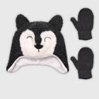 Toddler Boys' Hat And Glove Set - Cat & Jack Grey 2t-5t, Boy's, Gray