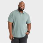 Men's Tall Standard Fit Short Sleeve Collared Polo T-shirt - Goodfellow & Co