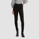 Levi's Women's 720 High-rise Super Skinny Jeans - Blackest Night 24, Blackest Black