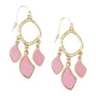 Target Druzy Chandlier Earring - Pink