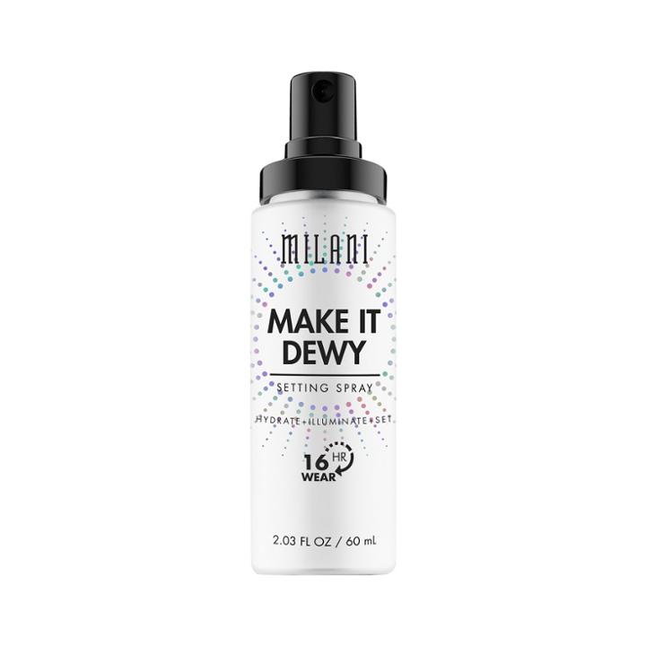 Milani Make It Dewy Setting Spray Hydrate + Illuminate + Set 04 Make It Dewy - 2.03 Fl Oz, Clear