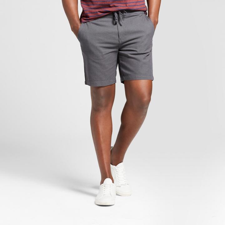 Men's 8 Flat Front Drawstring Fashion Shorts - Goodfellow & Co Railroad Gray